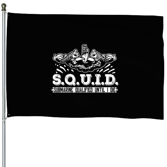 Us Military Submarine Gift For A Veteran Submarine House Flags