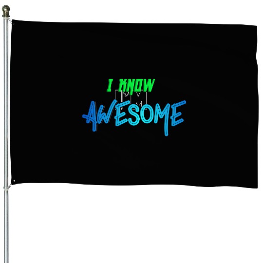 Cool Attitude House Flags