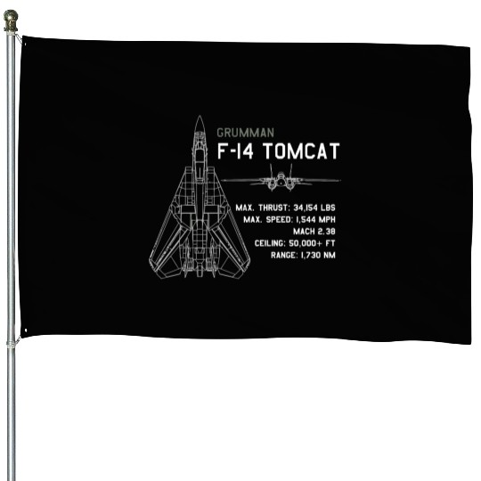F 14 Tomcat Schematics House Flags
