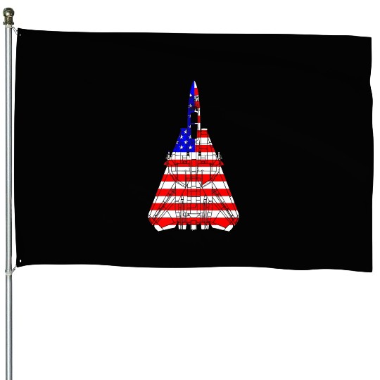 United States F 14 Tomcat Flag House Flags
