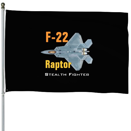 F 22 Raptor stealth fighter House Flags