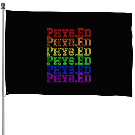 Physical Education Teacher- Rainbow Phys.Ed House Flags