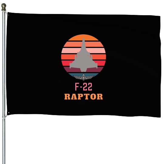 F-22 raptor House Flags
