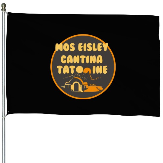 Star Wars Mos Eisley Cantina Tatooine House Flags