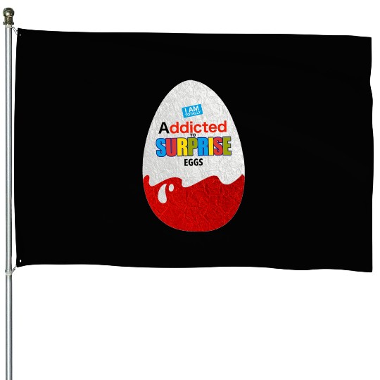 Delicious Schokobons Kinder Egg House Flags