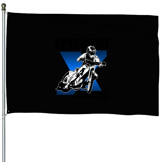 Motorcycle Speedway Racing House Flags