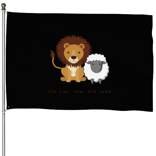 The Lion and the Lamb House Flags