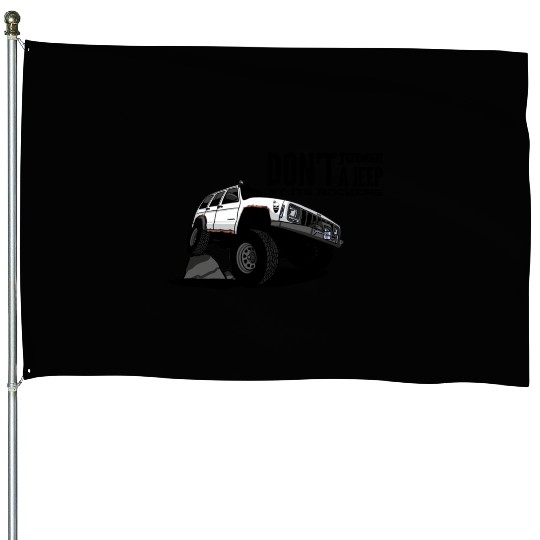 Don't Judge A Jeep House Flags by The Bearded