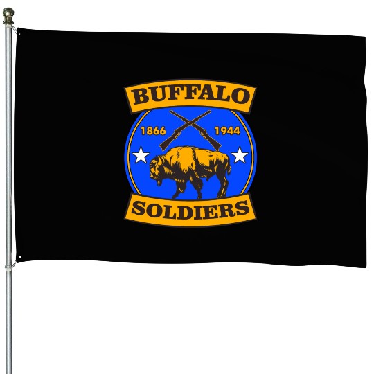 BUFFALO SOLDIERS House Flags