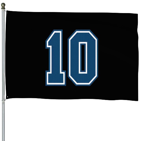 10 Sports Number - Ten Sports Number House Flags