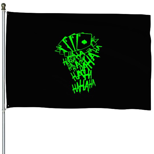 Joker Laugh House Flags