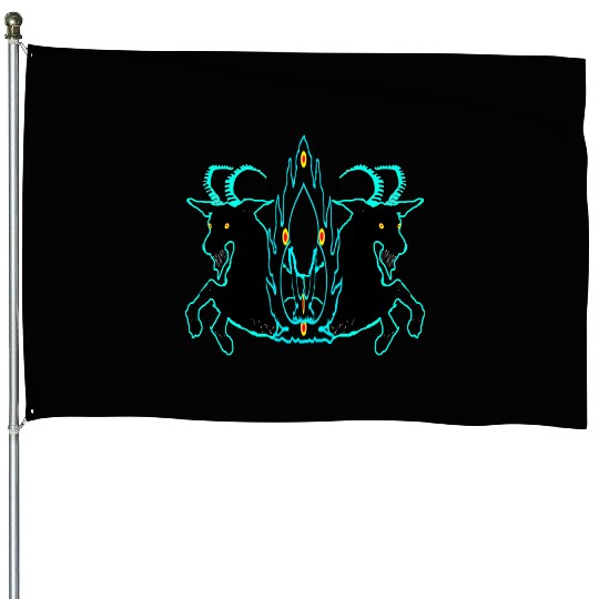 black goat House Flags