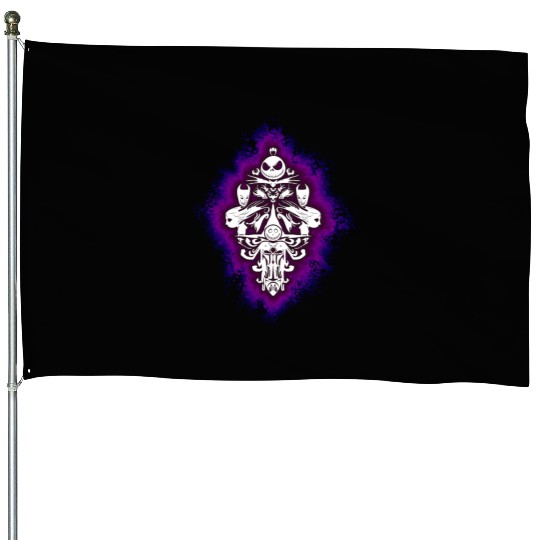 Jack Skellington Haunted Mansion Wallpaper House Flags