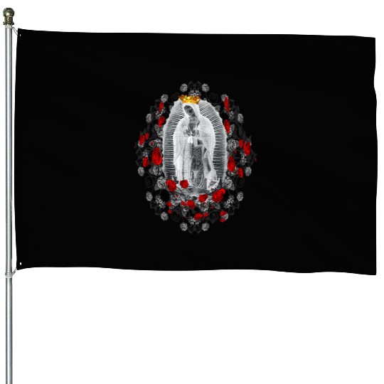 Our Lady of Guadalupe Mexico Virgin Mary A-100421 House Flags