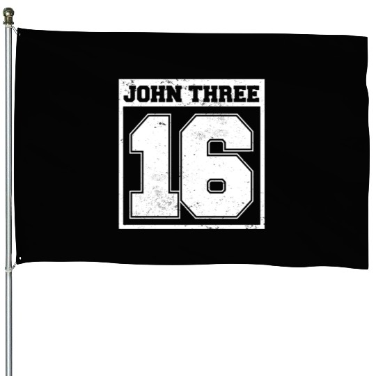 Religious Christian Jesus Christ Bible Verse House Flags
