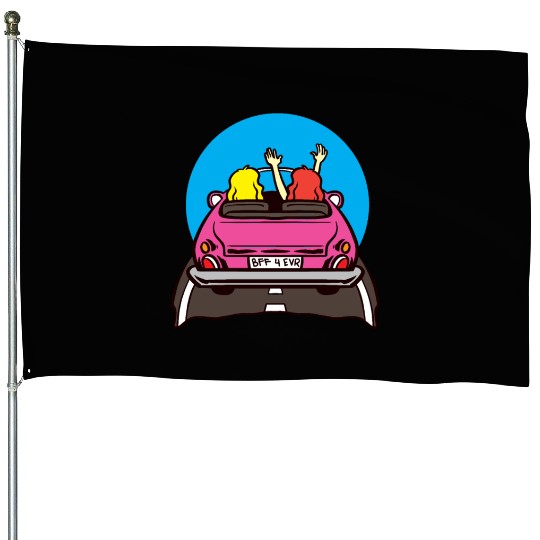 Travel Best Friend Bonding House Flags