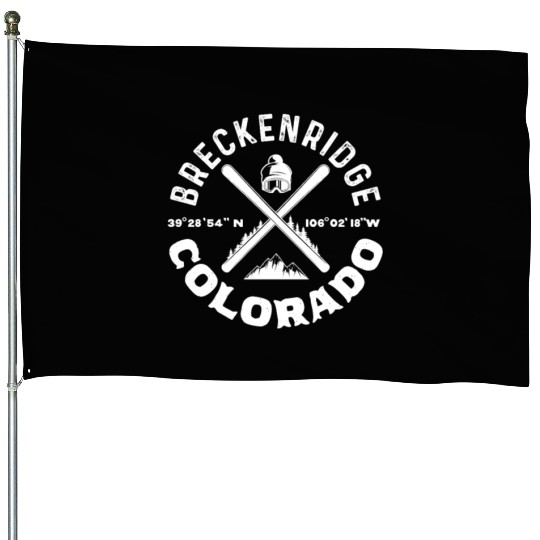 Breckenridge Colorado, Skiing House Flags
