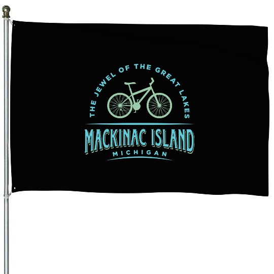 Mackinac Island Souvenir House Flags