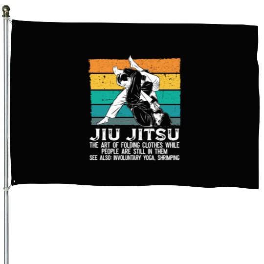 Grappling Brazilian JiuJitsu BJJ Gifts House Flags