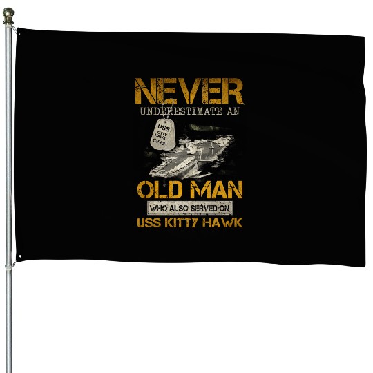 USS Kitty Hawk CV 63 House Flags