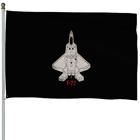 F 22 Raptor House Flags