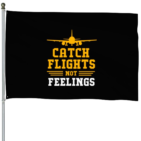 Air Traffic Controller Catch Flights Not Feelings House Flags