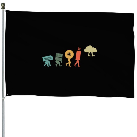 Cloud Computing, Programmer Nerd House Flags