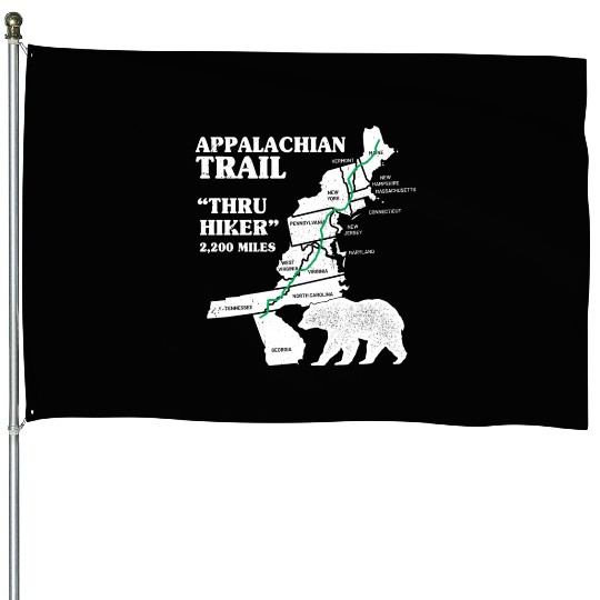 Thruh Hiker, Appalachian Trail - US Trail House Flags