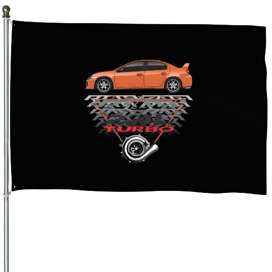 Turbo Orange House Flags