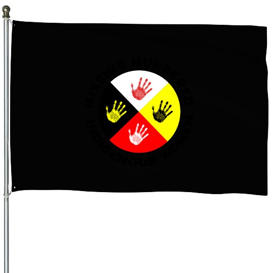 Missing Murdered Indigenous Women House Flags