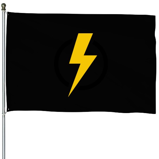 Lightning bolt House Flags