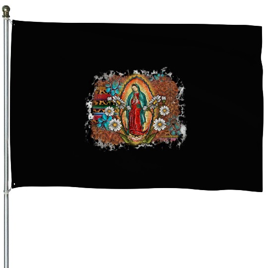 Virgin Mary House Flags