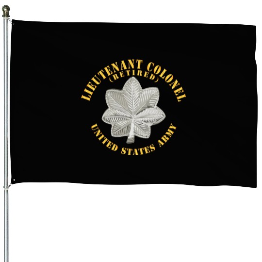 Army Lieutenant Colonel LTC Retired V1 House Flags