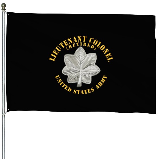Army Lieutenant Colonel LTC Retired V1 House Flags