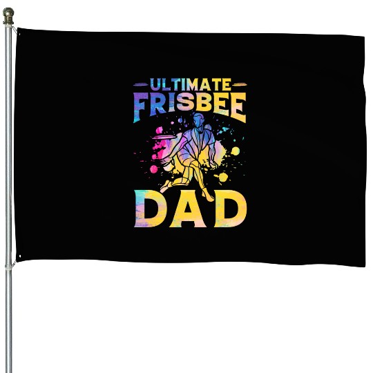 Ultimate Frisbee Dad House Flags