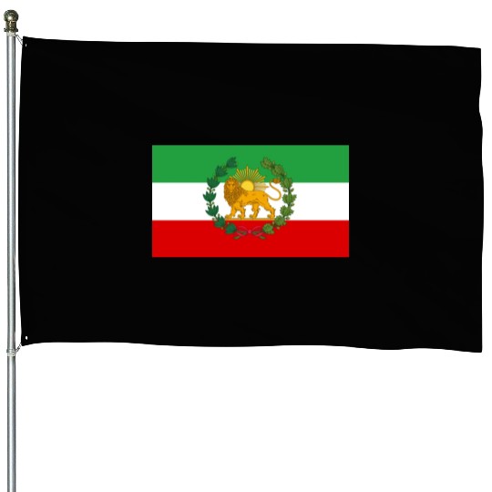 Flag of Iran Lion and Sun House Flags