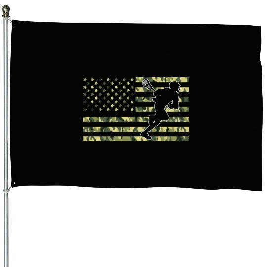 American Camo Flag Lacrosse American Flag Camo House Flags