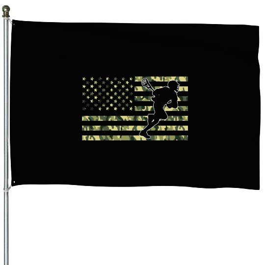 American Camo Flag Lacrosse American Flag Camo House Flags