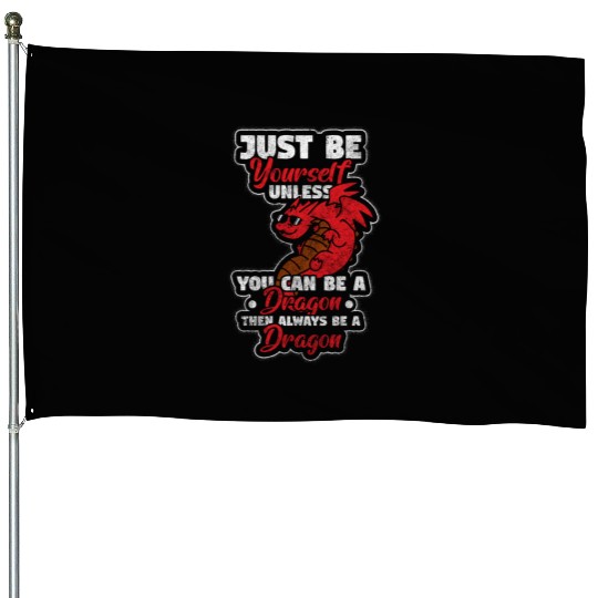 Dragon Imagination Fire Dragon Chinese Dragon House Flags