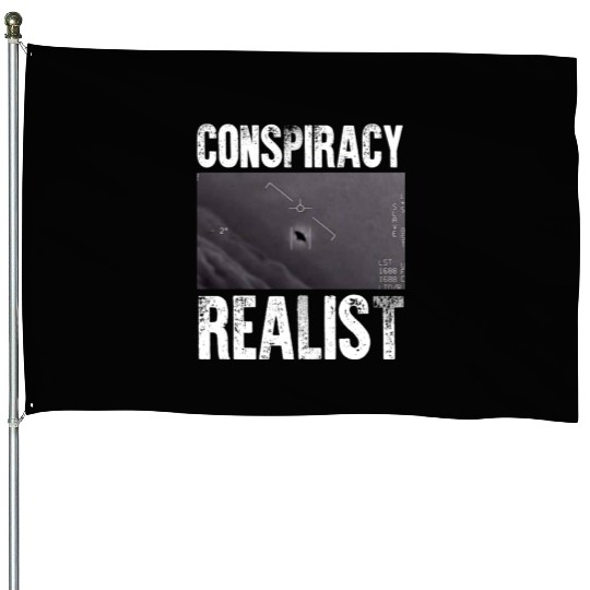 Conspiracy Realist House Flags UFO Government Sighting
