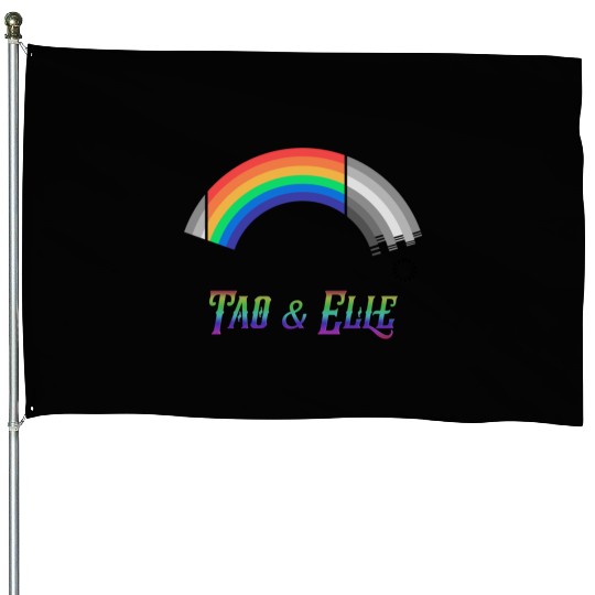 Heartstopper Rainbow LBGTQIA+ Tao and Elle House Flags