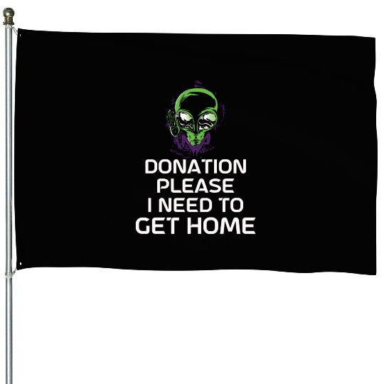 Alien Gift Extraterrestrial UFO AREA 51 Sci-fi House Flags