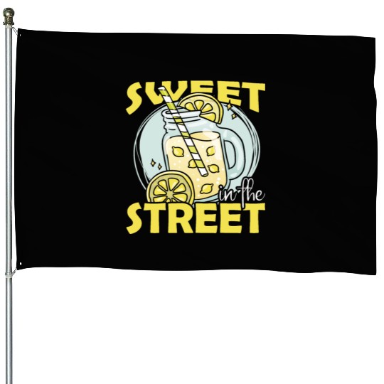 Sweet In The Street Lemon Juice Boss Lemonade House Flags