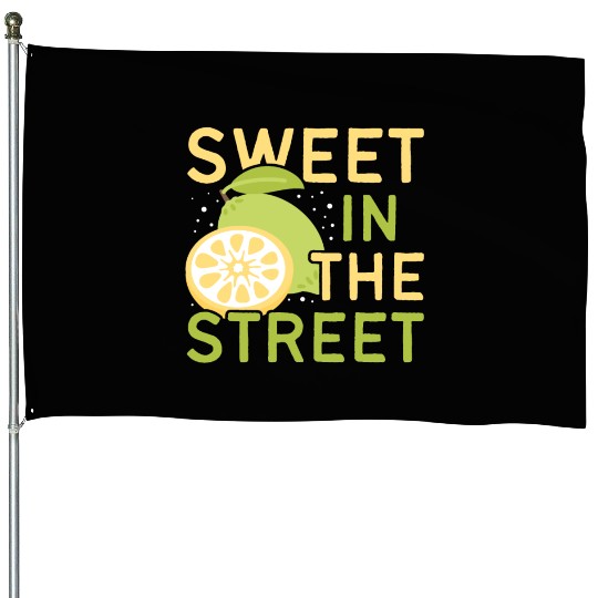 Lemon Juice Sweet In The Street Lemonade Stand House Flags
