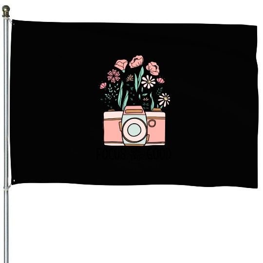 Vintage Wildflowers Sublimation House Flags