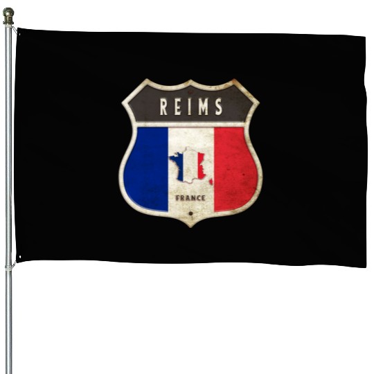 Reims France coat of arms flags design House Flags
