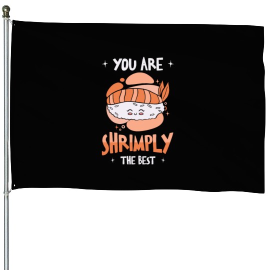 Asian Food Sushi Shrimp Food Sushi Lover House Flags