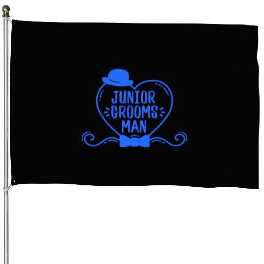 Junior Grooms Man Ring Bearer Wedding Gift House Flags