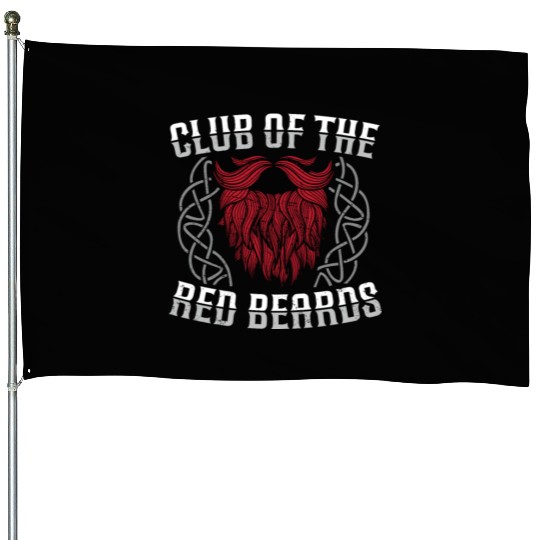 Club of the Red Beards US Independence Day House Flags