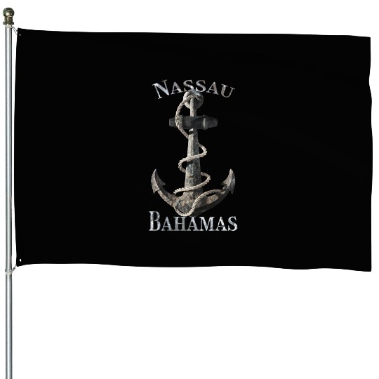Nassau Bahamas Nautical Anchor Sailing House Flags